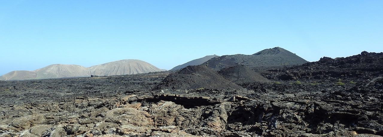 Wanderung in der Mondlandschaft