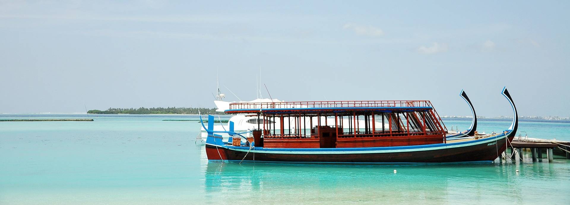 Boote auf den Malediven